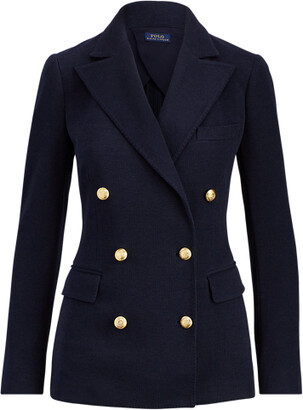 Womens Double Breasted Navy Blazer | Shop the worldâs largest collection of fashion | ShopStyle UK