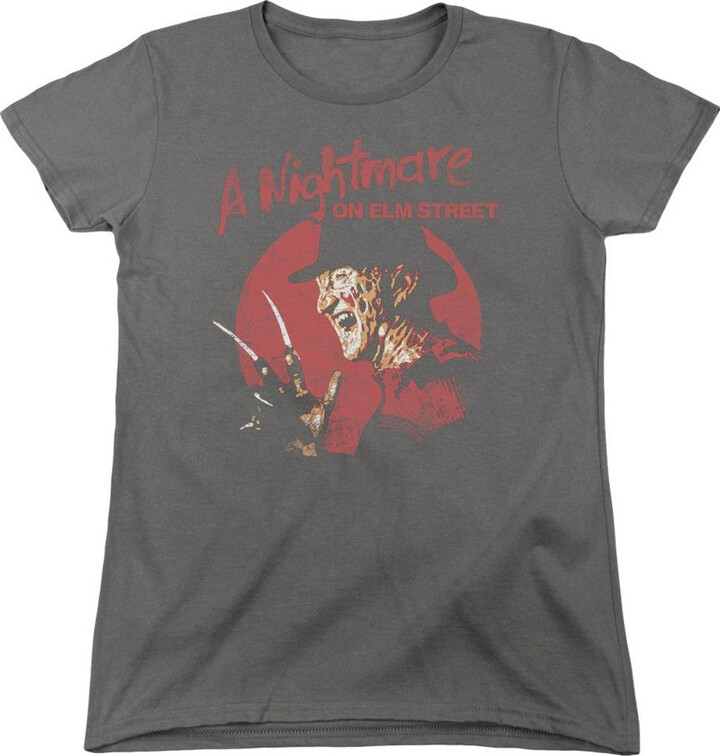 Gildan Nightmare On Elm Street Freddy Circle Short Sleeve Women´s Tee / T-Shirt