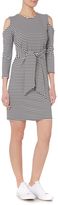 Thumbnail for your product : Therapy Amelia stripe tie front dress