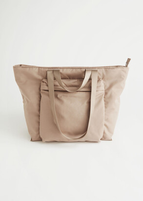 And other stories Nylon Front Pocket Tote Bag