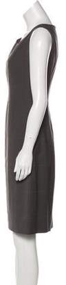 Givenchy Wool Knee-Length Dress Grey Wool Knee-Length Dress