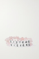 Thumbnail for your product : TBalance Crystals Set Of Two Rose Quartz And Enamel Bracelets - Pink - one size