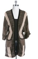 Thumbnail for your product : Lucky Brand Glendora Grid Stitch Cardigan