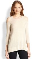 Thumbnail for your product : Ella Moss Icon Cutout-Shoulder Top