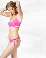 Thumbnail for your product : Express Reversible Wrap Halter Bikini Swim Top