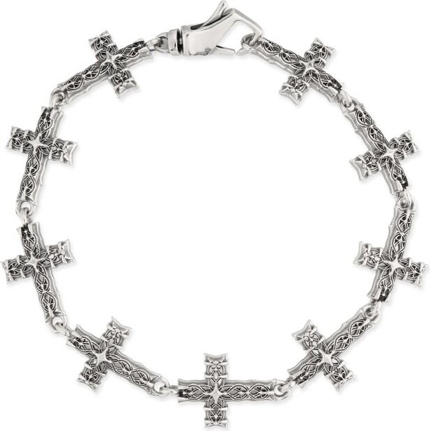 Emanuele Bicocchi Multi Notre Dame Cross Bracelet