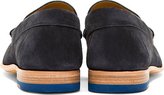 Thumbnail for your product : Paul Smith Slate Blue Suede Penny Loafers