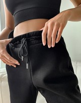 Thumbnail for your product : ASOS Petite DESIGN Petite super oversized jogger in black