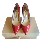 Thumbnail for your product : Webster Sophia Red Patent leather Heels