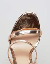 Thumbnail for your product : Miss Selfridge Metallic Multi Strap Barely There