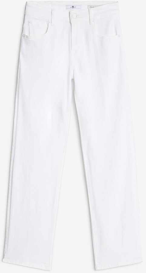 7 For All Mankind Luxe Vintage Calie Straight Ankle in Soleil