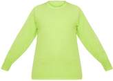 Thumbnail for your product : PrettyLittleThing Plus Dusky Blue Long Sleeve T-shirt