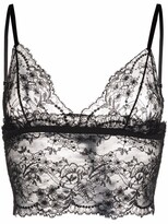 Thumbnail for your product : Dolce & Gabbana Sheer Lace Longline Bra