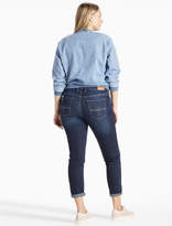 Thumbnail for your product : Lucky Brand PLUS SIZE DENIM BOMBER JACKET