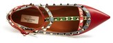 Thumbnail for your product : Valentino 'Rockstud - Italian Pop' Cage Flat (Women)