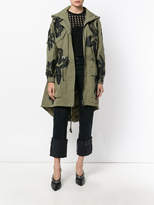 Thumbnail for your product : Moschino floral painted parka
