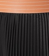 Thumbnail for your product : Loewe Pleated cotton-blend midi skirt