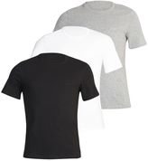 Thumbnail for your product : Boss Black Cotton 3 Pack Crew Neck T Shirt