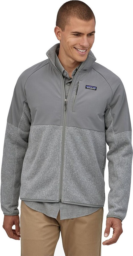 patagonia lightweight better sweater shelled jacket