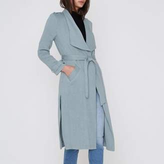 River Island Grey belted duster trench coat