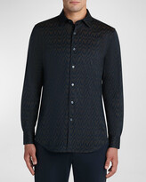 Thumbnail for your product : Bugatchi Men's Ooohcotton Abstract-Print Sport Shirt