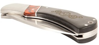 Cathy's Concepts Steampunk Monogram Folding Stainless Steel Pocket Knife