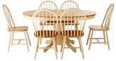 Thumbnail for your product : Kildare Extending Round Dining Table and 6 Chairs