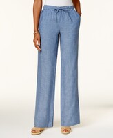 Thumbnail for your product : Charter Club Petite Linen Drawstring Pants, Created for Macy's