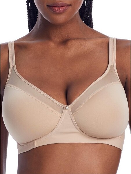 Bali Women's Double Support Back Soft Touch Smoothing Wire-Free Bra df0044