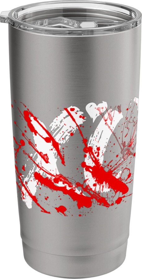Color Match Red Graphic Tee Red XO Splash Red Graphic Stainless Steel Insulated Tumbler