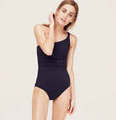 Thumbnail for your product : LOFT Beach One Shoulder Swimsuit