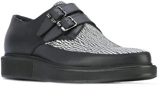 Lanvin zebra monk shoes