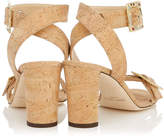 Thumbnail for your product : Jimmy Choo DACHA 85 Natural Cork Sandals with Jewelled Buckle