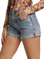 Thumbnail for your product : Moussy Vintage Upland Distressed Denim Shorts