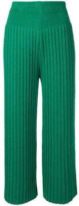 Kenzo cropped pleat trousers