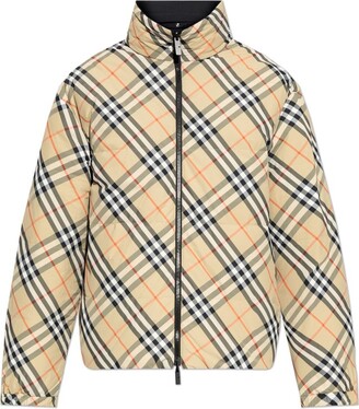Burberry Check Padded Jacket - ShopStyle Outerwear