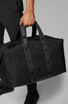 Thumbnail for your product : BOSS Nylon holdall with thermo-stitched quilting and detachable strap