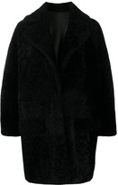 Thumbnail for your product : Simonetta Ravizza Shearling Single-Breasted Coat