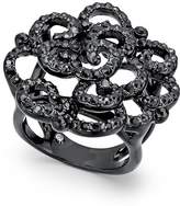 Thumbnail for your product : INC International Concepts Black-Tone Jet Pavé Ring, Created for Macy's