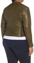 Thumbnail for your product : Sejour Plus Size Women's Leather Moto Jacket