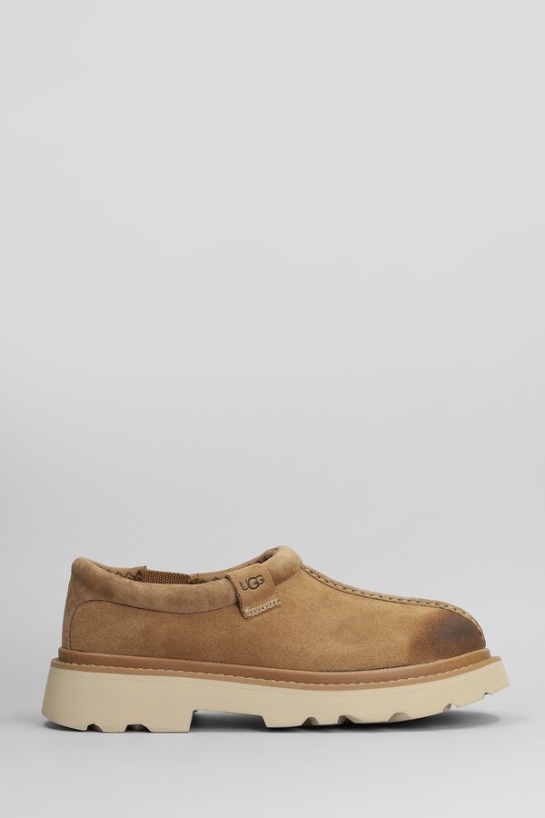 UGG Tasman Lug Loafers In Leather Color Suede