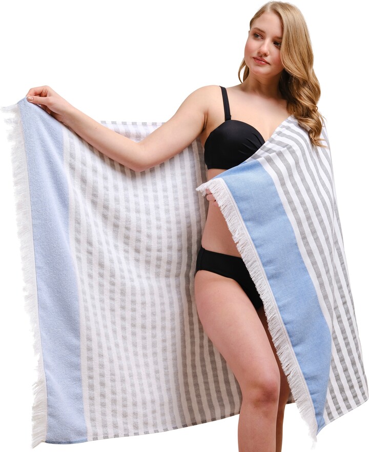  Dorlion Towels 6 Piece White Towel Set, 100% Turkish
