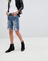 Thumbnail for your product : Blank NYC Boyfriend Denim Festival Short With Distressing