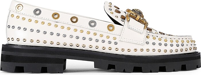 Kurt Geiger Women's Mansion Studded Loafer Flats