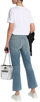 Thumbnail for your product : Alexander Wang Faded Mid-rise Kick-flare Jeans