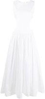 Thumbnail for your product : CONCEPTO Sleeveless Cut-Out Flared Dress