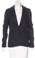 Thumbnail for your product : A.L.C. Water Snake Skin-Trimmed Blazer