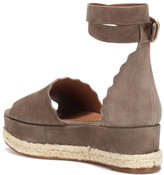 Thumbnail for your product : Chloé Lauren suede platform sandals