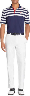 Ralph Lauren Men's "Wednesday" USA Ryder Cup Striped French-Knit Golf Polo Shirt