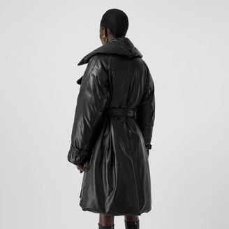 Burberry Lambskin Down-filled Oversized Trench Coat